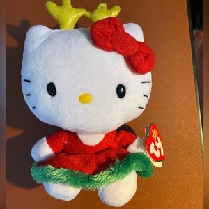New TY HELLO KITTY beanie baby